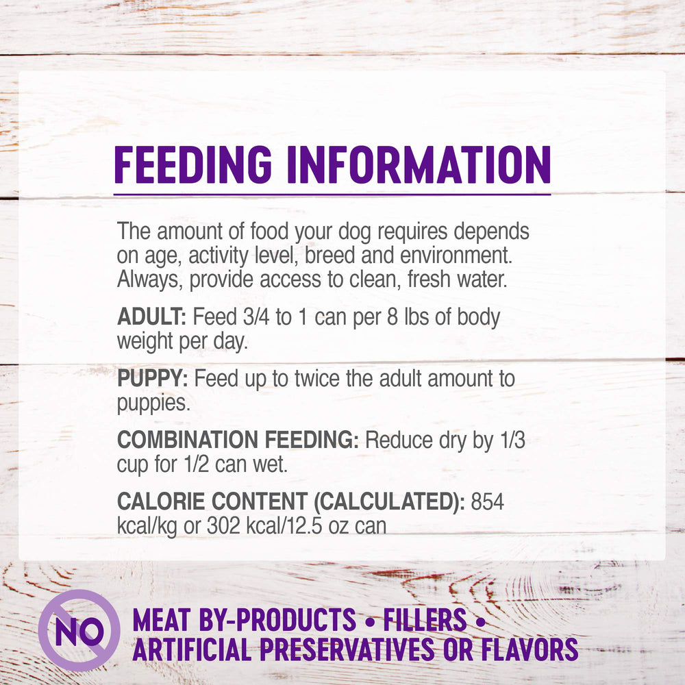 Lata de 12 para perro, conveniencia de alimentación diaria o mezcla.
