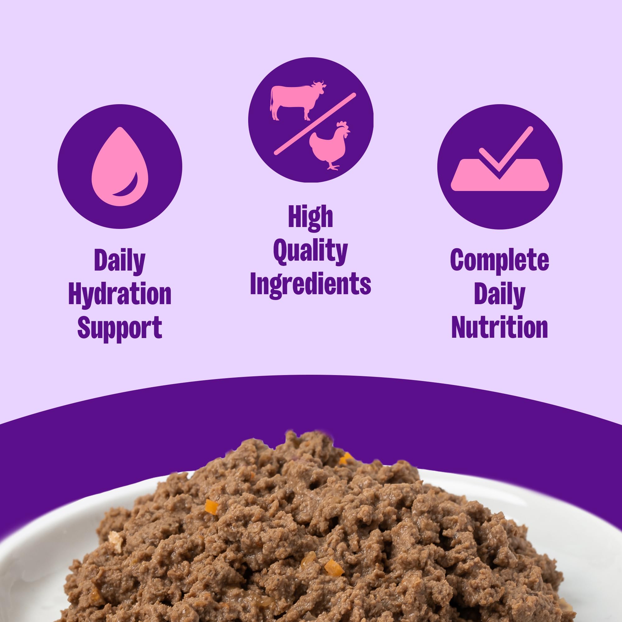 Wellness Pate Gato sin-granos para gatos sensibles.