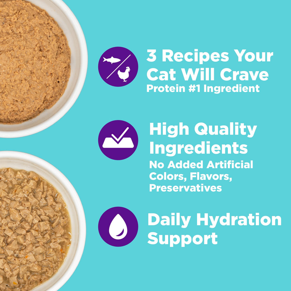 Wellness Purrfect Duos pollo-higado-pavo en salsa, jugoso