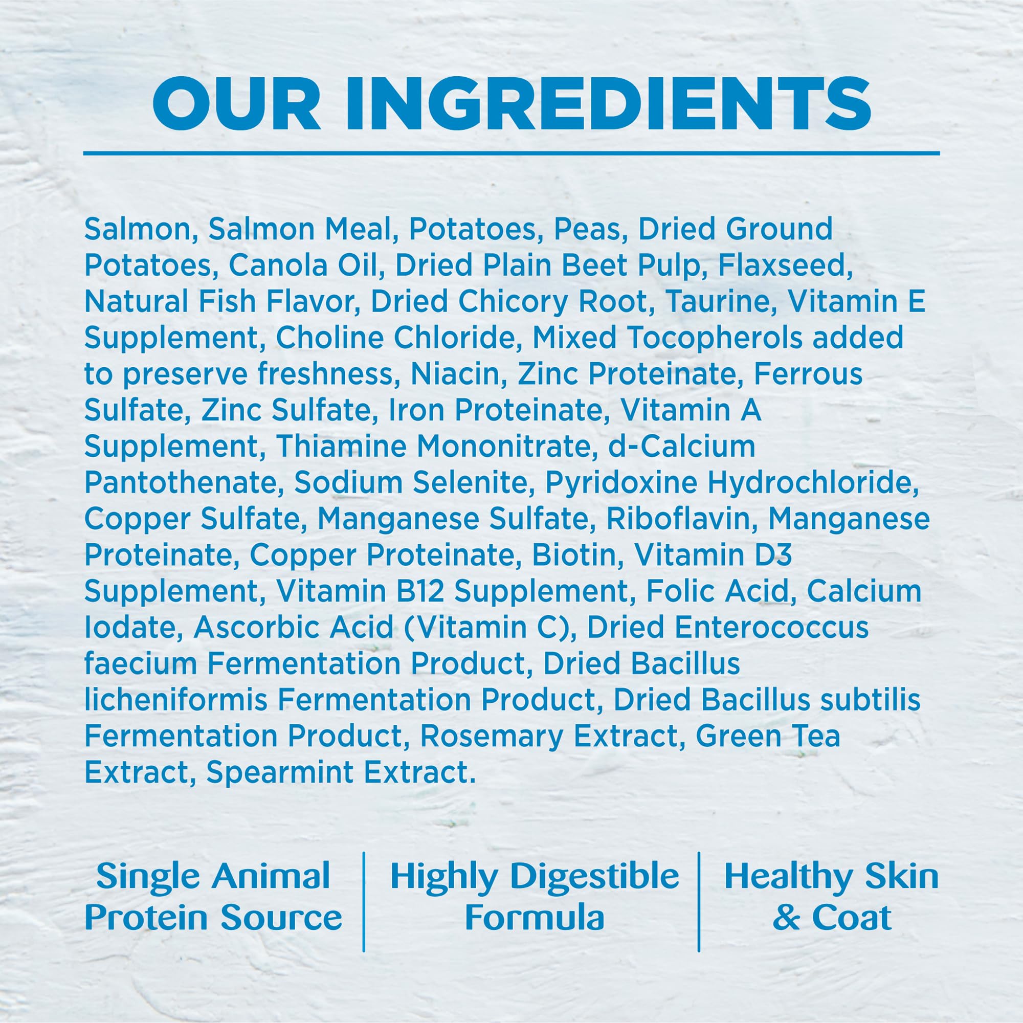 Wellness Simple elaborado en EE. UU. con ingredientes no-GMO y control de calidad.