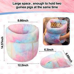 Cama de terciopelo coral Wenqik, ideal para siestas cálidas.