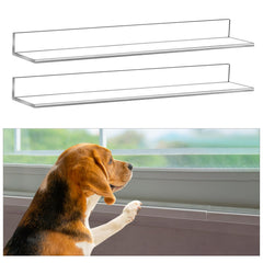 Protector Wenqik de alféizar para ventana, transparente, protege contra arañazos de mascotas.