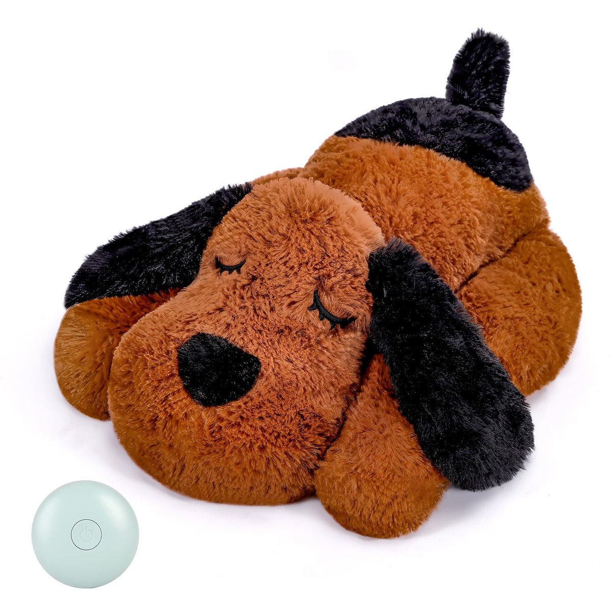 WEOK cachorrito-latido-peluche ofrece consuelo para mascotas cuando están solas.