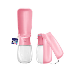 WePet botella de agua plegable para perro, lista para paseos.