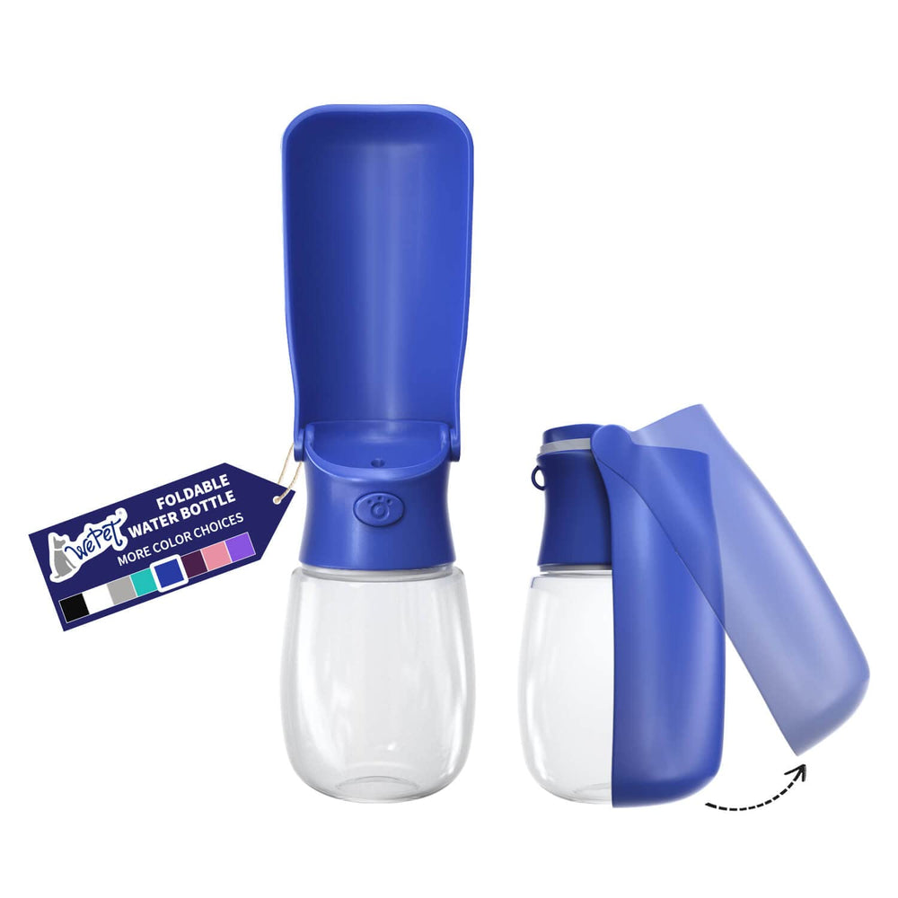 WePet botella-agua plegable principal para paseos con perro
