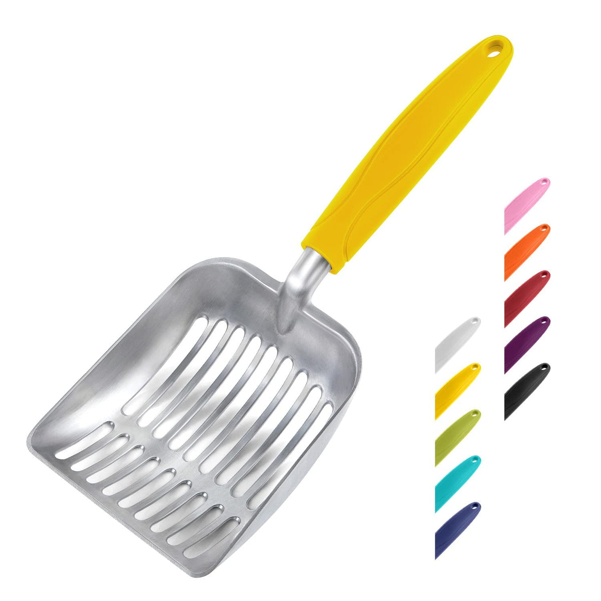 WePet colador de aluminio para gatos, limpieza rápida de la arena.