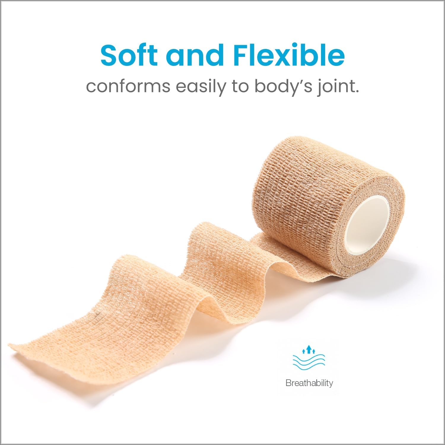 WePet Wrap material transpirable, permite ventilación de la piel