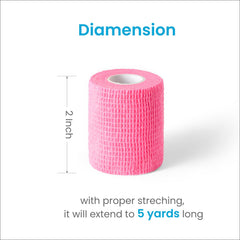 Tejido poroso de WePet Wrap permite ventilación de la piel.