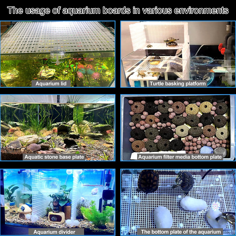 Weramics base para acuario, pieza 6, columna estable para dividir espacios.