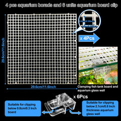 Weramics clips de fijación para tapa de acuario