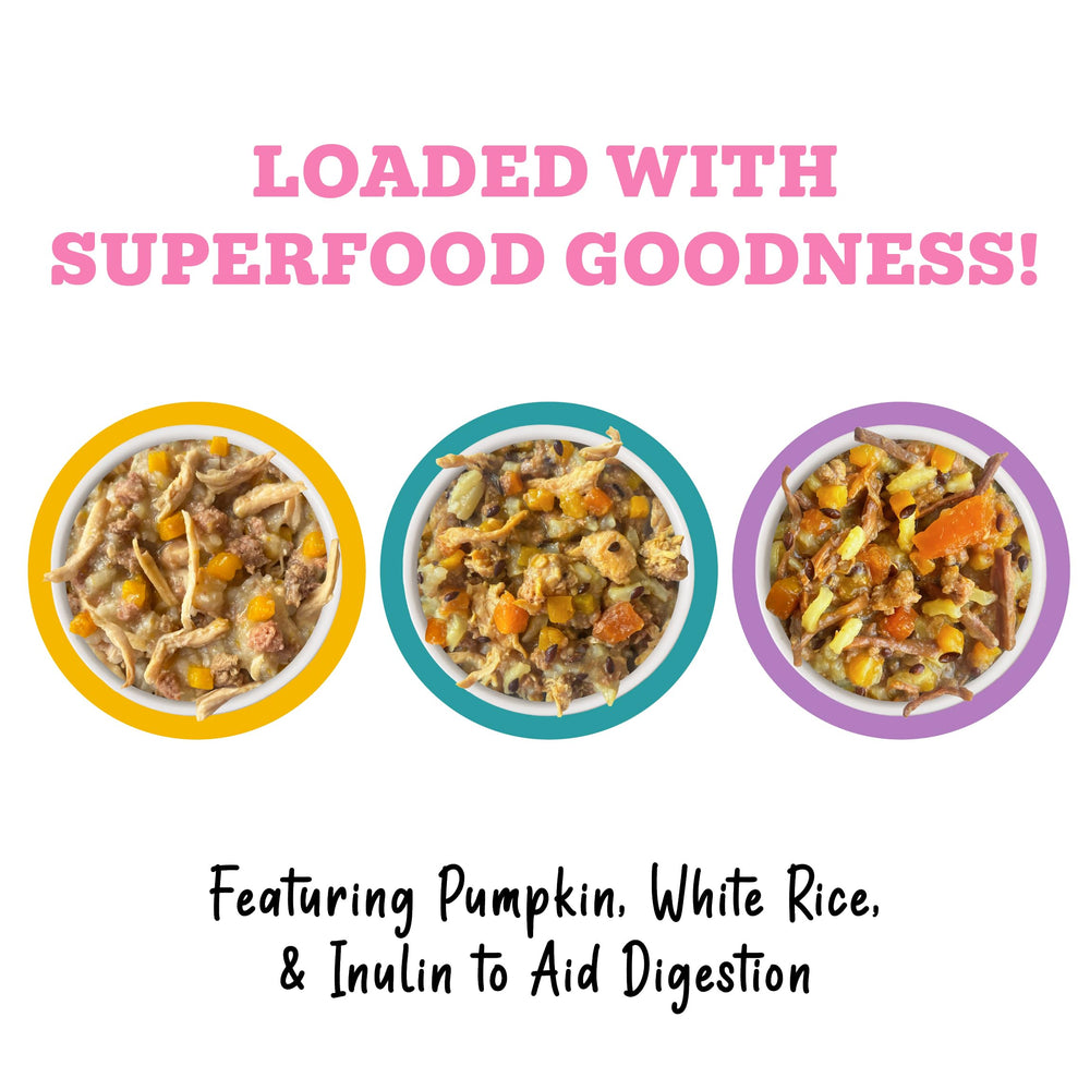 Weruva Arroz Blanco Calabaza Curcuma Jengibre, lata de 170 g, apoyo digestivo natural.