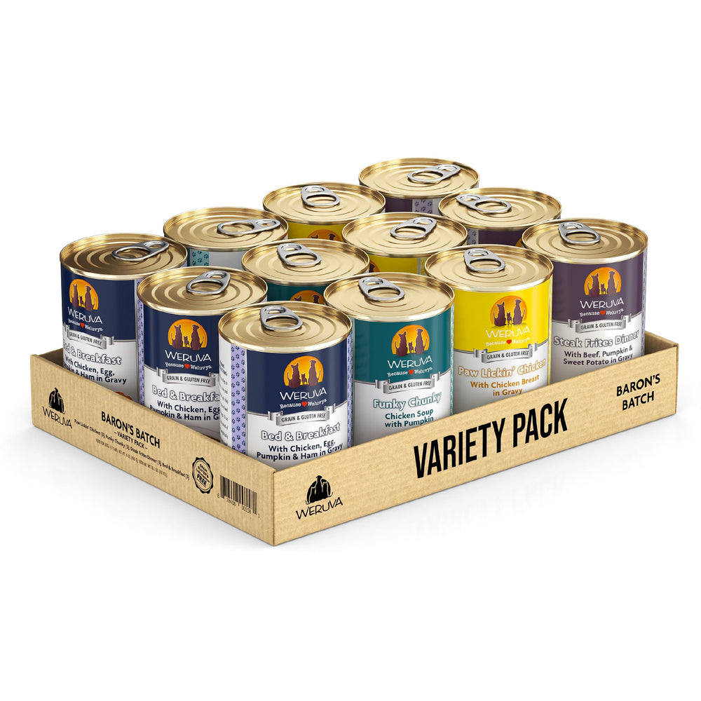 Barón's Batch: pack de 12 latas 14oz, ideal para hogares con varias mascotas