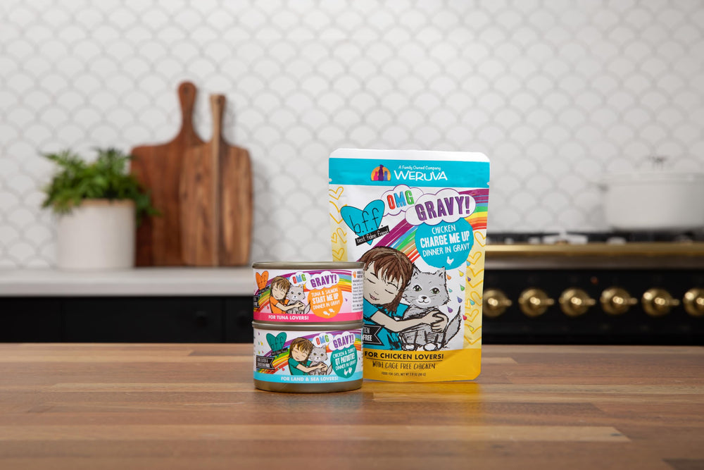 Aroma suave de pollo en salsa que atrae al felino