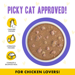 Weruva B.F.F. OMG: trozos tiernos de pollo en salsa