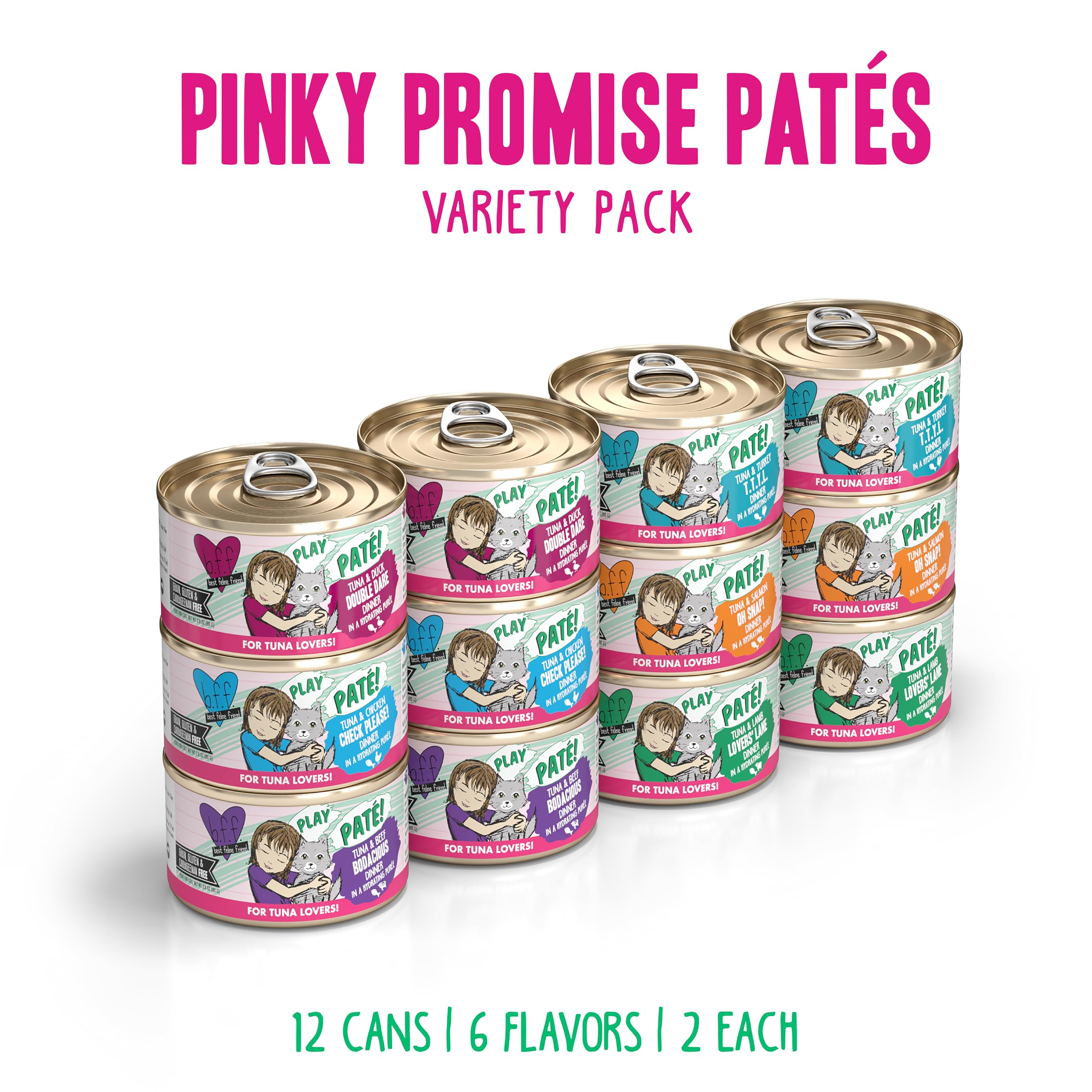 Paté BFF Play de Weruva textura cremosa y alto contenido de humedad