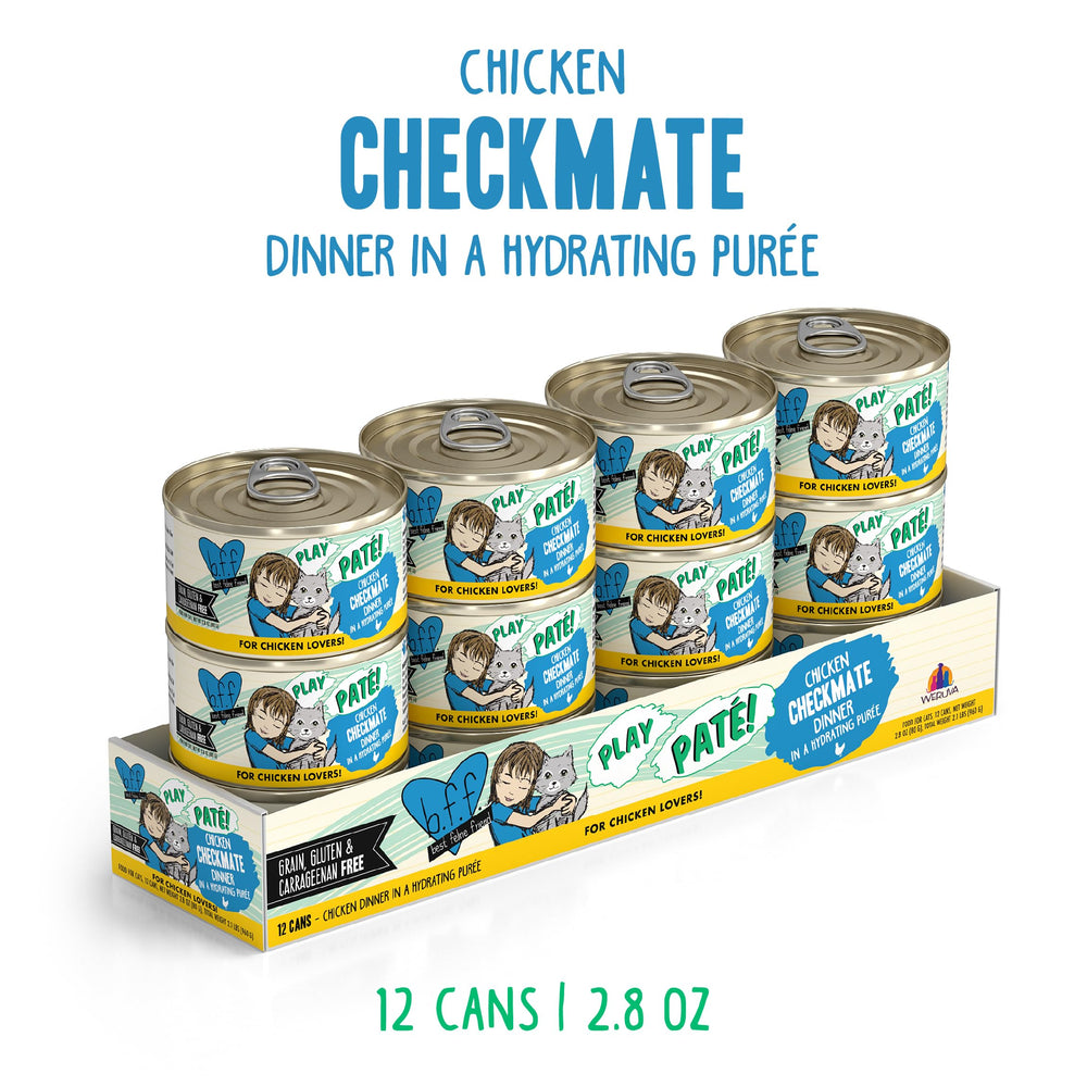 Weruva B.F.F. Play paté cremoso de pollo, textura suave para comer