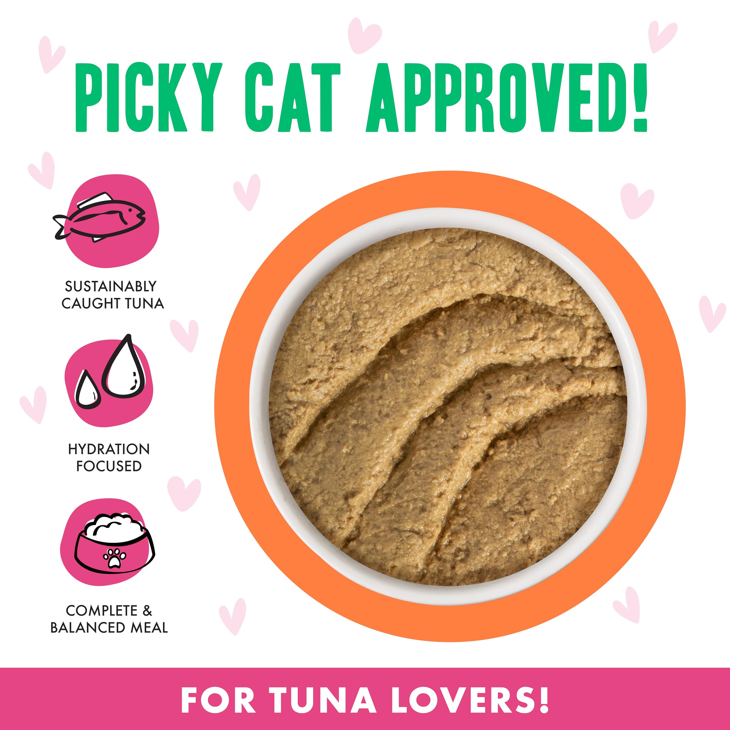 Paté Weruva sin granos, ideal para gatos que aman textura cremosa