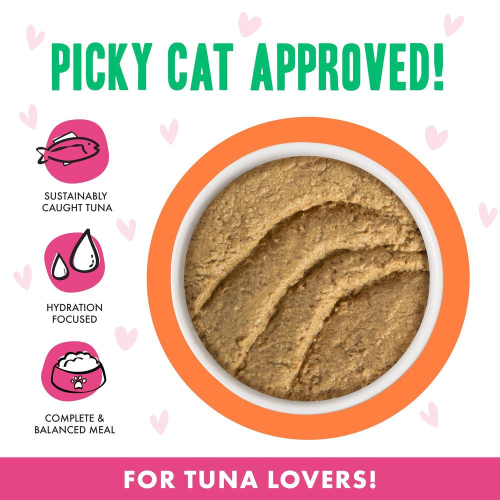 Paté Weruva sin granos, ideal para gatos que aman textura cremosa