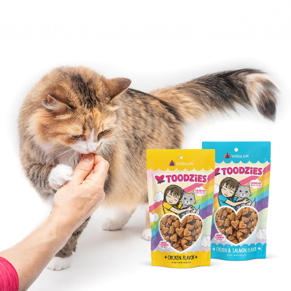 Weruva BFF Toodzies: premio entre comidas para gatos, recompensa ocasional.