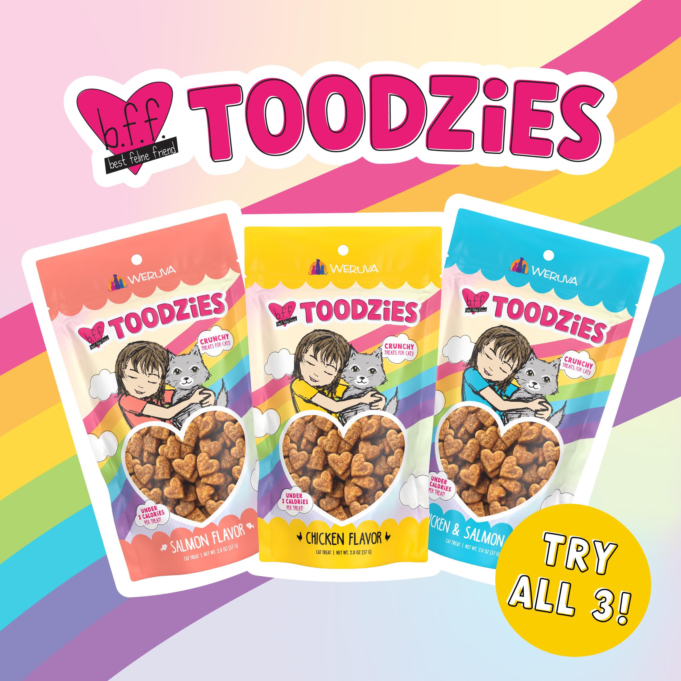 BFF Toodzies: sin colorantes ni sabores artificiales.