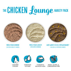 Weruva The Chicken Lounge Paté Press Your Lunch: sabor distintivo para gatos activos.
