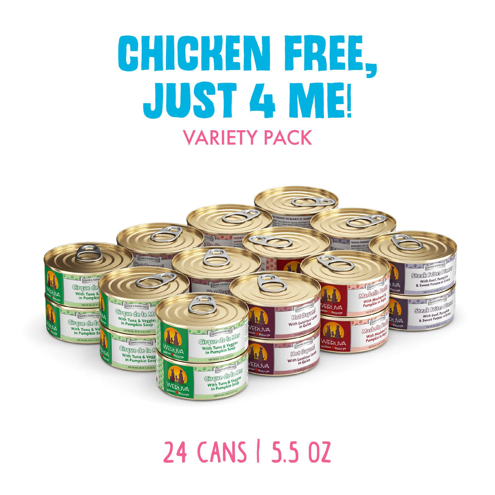 Weruva Classic sin pollo: variedad segura para perros sensibles