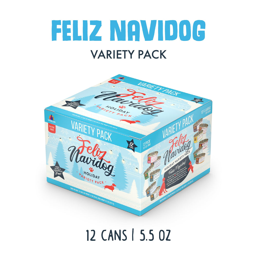Etiqueta clara de Weruva Classic para perros resalta calidad y humedad