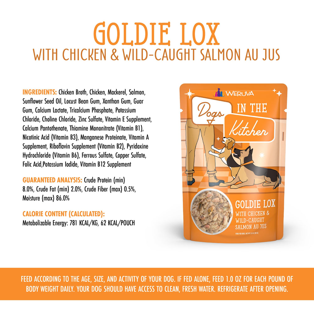 Goldie Lox sin colorantes artificiales, alimento natural para el día a día