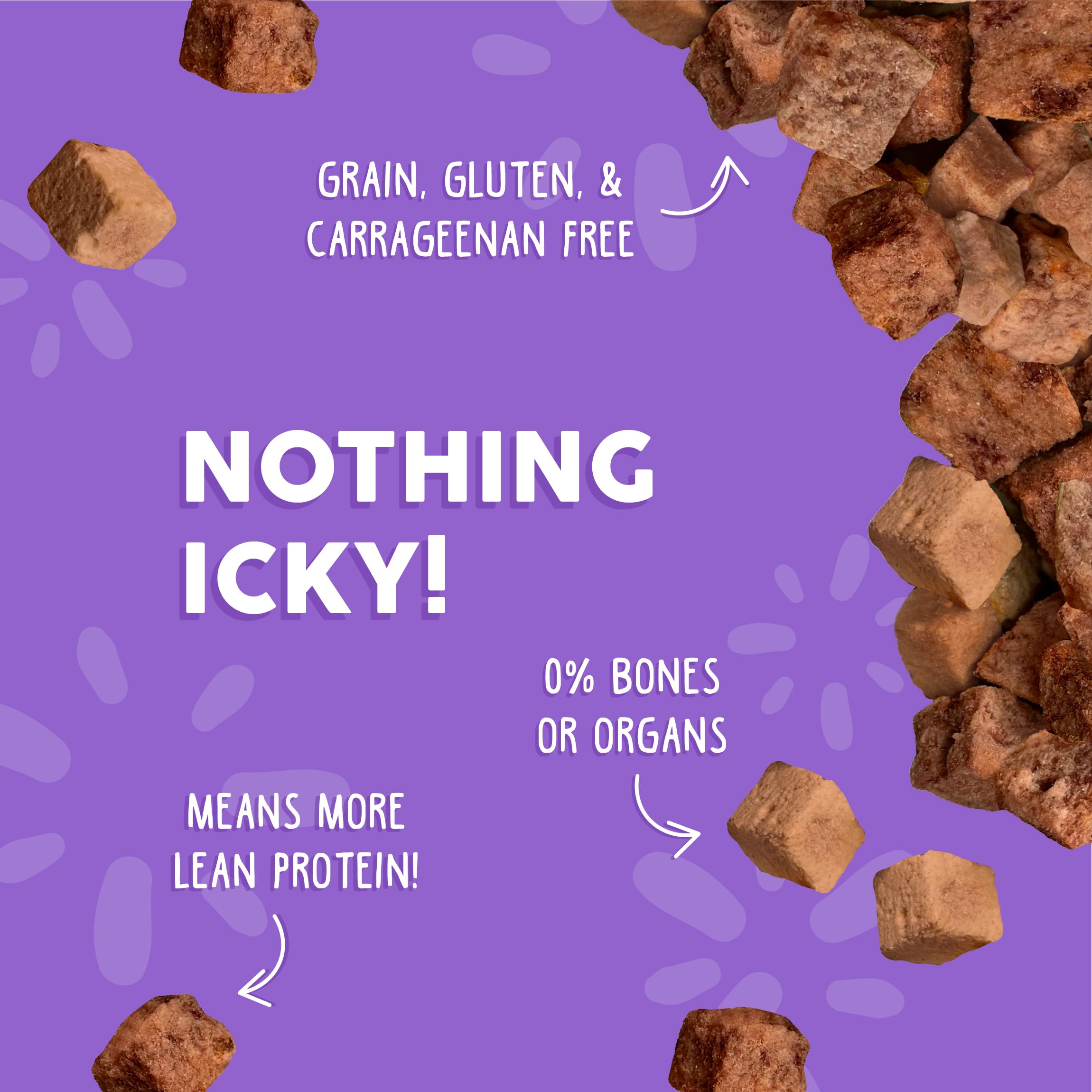 Weruva Gatos Mideast Feast Liofilizado: natural y sin granos para una dieta compatible.