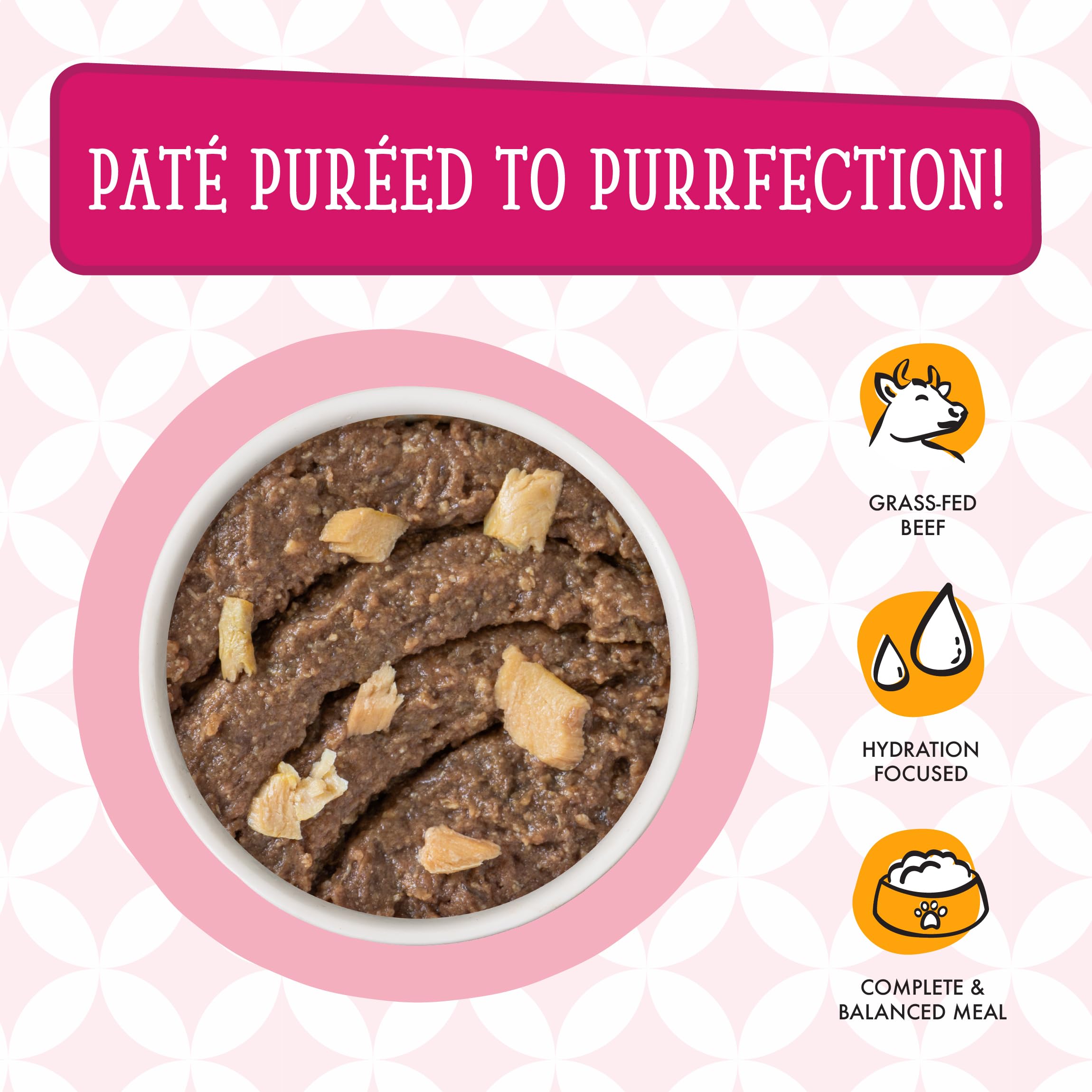 Weruva Karate Kitty Paté sin granos, opción para dietas sensibles.