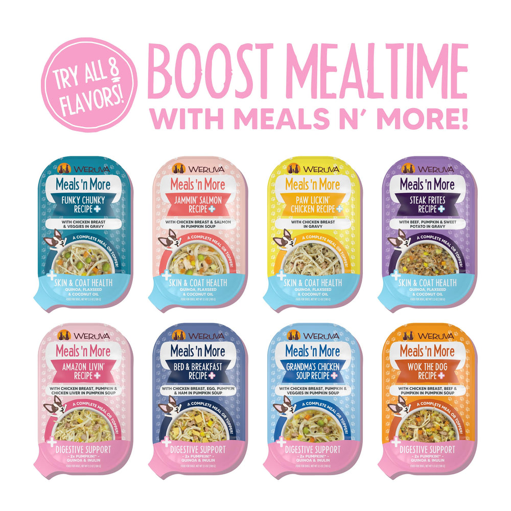 Weruva Meals 'n More, opción natural sin granos.