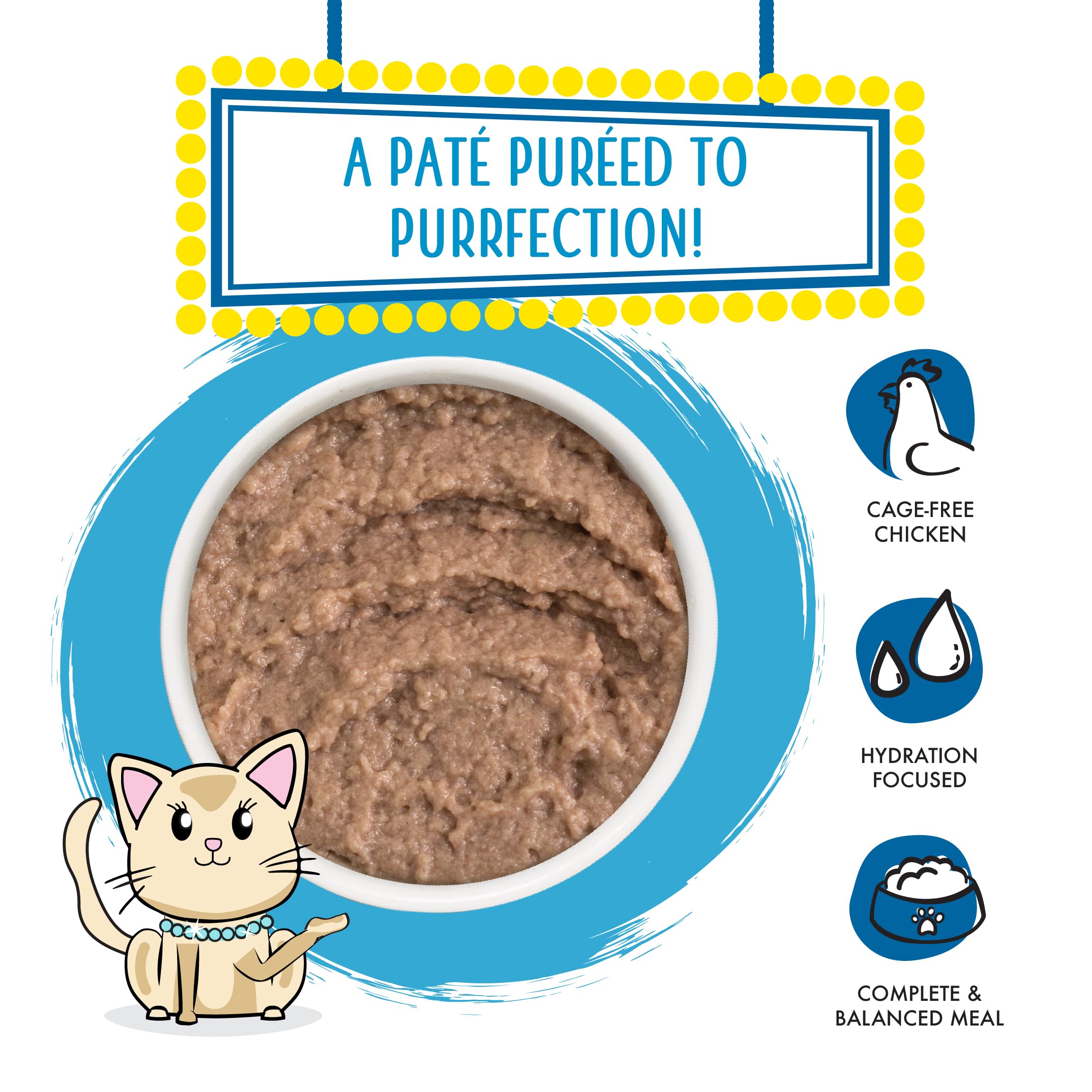 Weruva Paté cremosa: textura suave para gatos exigentes