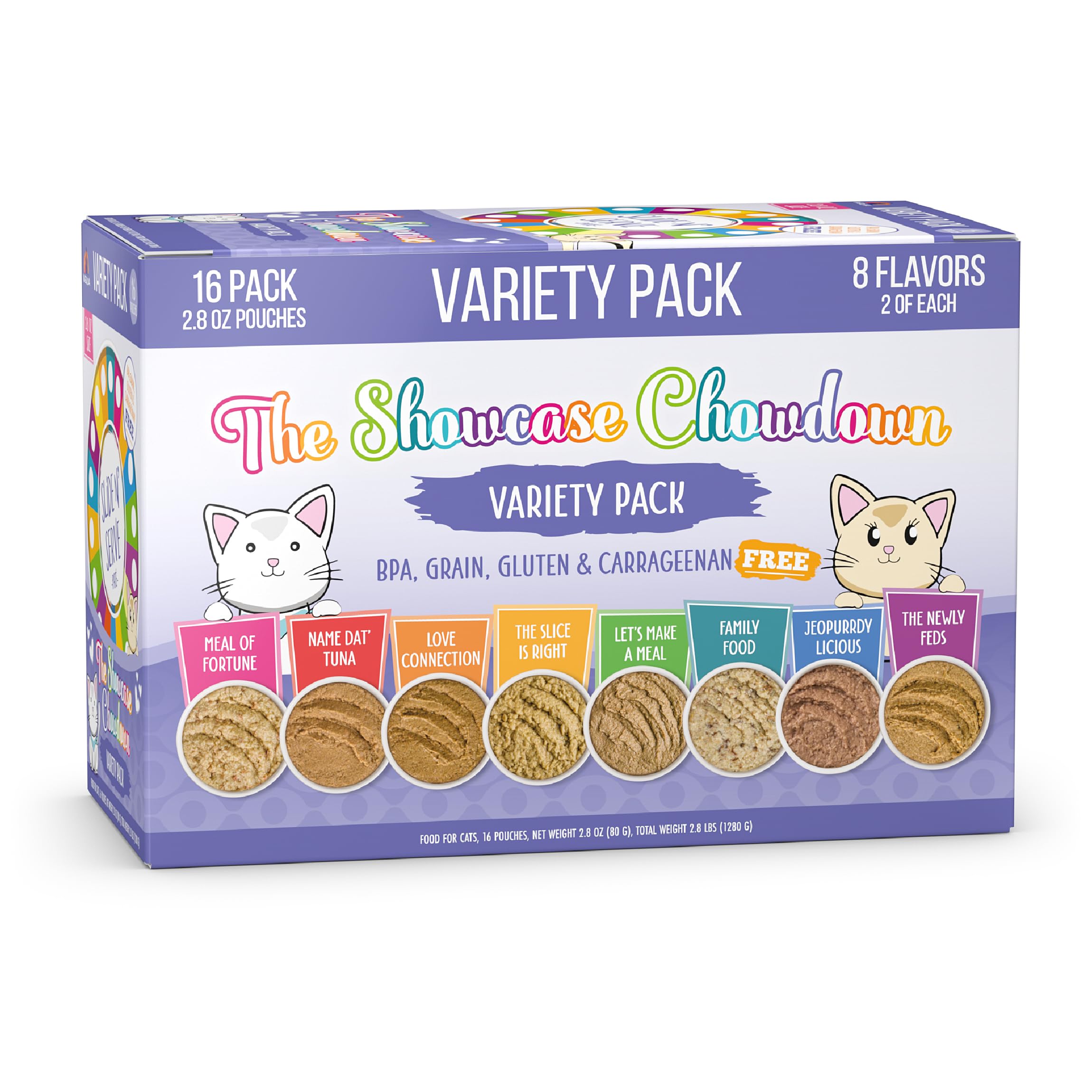 Weruva Slide N' Serve Paté para gatos, crema suave y lista para servir.