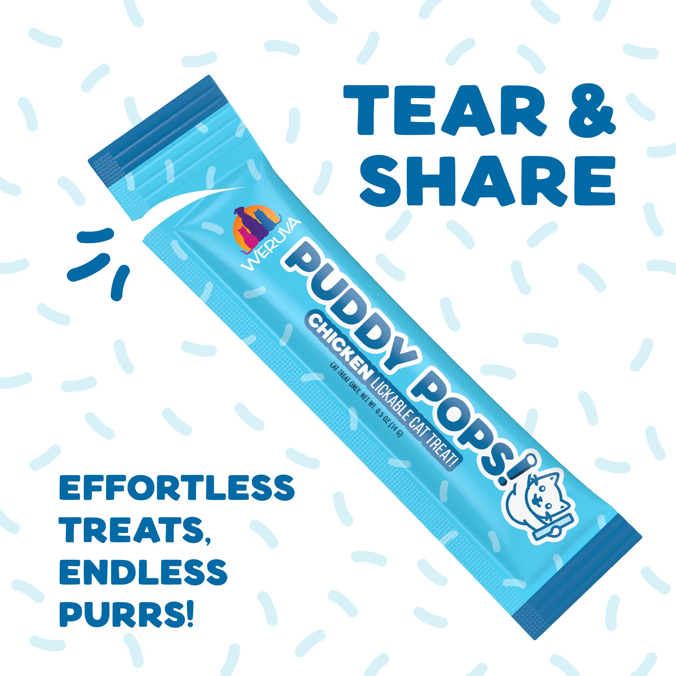 Sin granos ni gluten en Weruva Puddy Pops