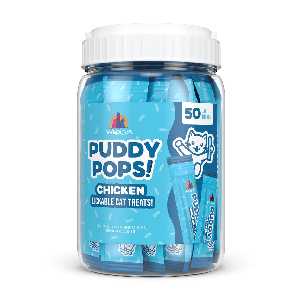 Puddy Pops de Weruva en tubo 0-5oz para lamidos diarios