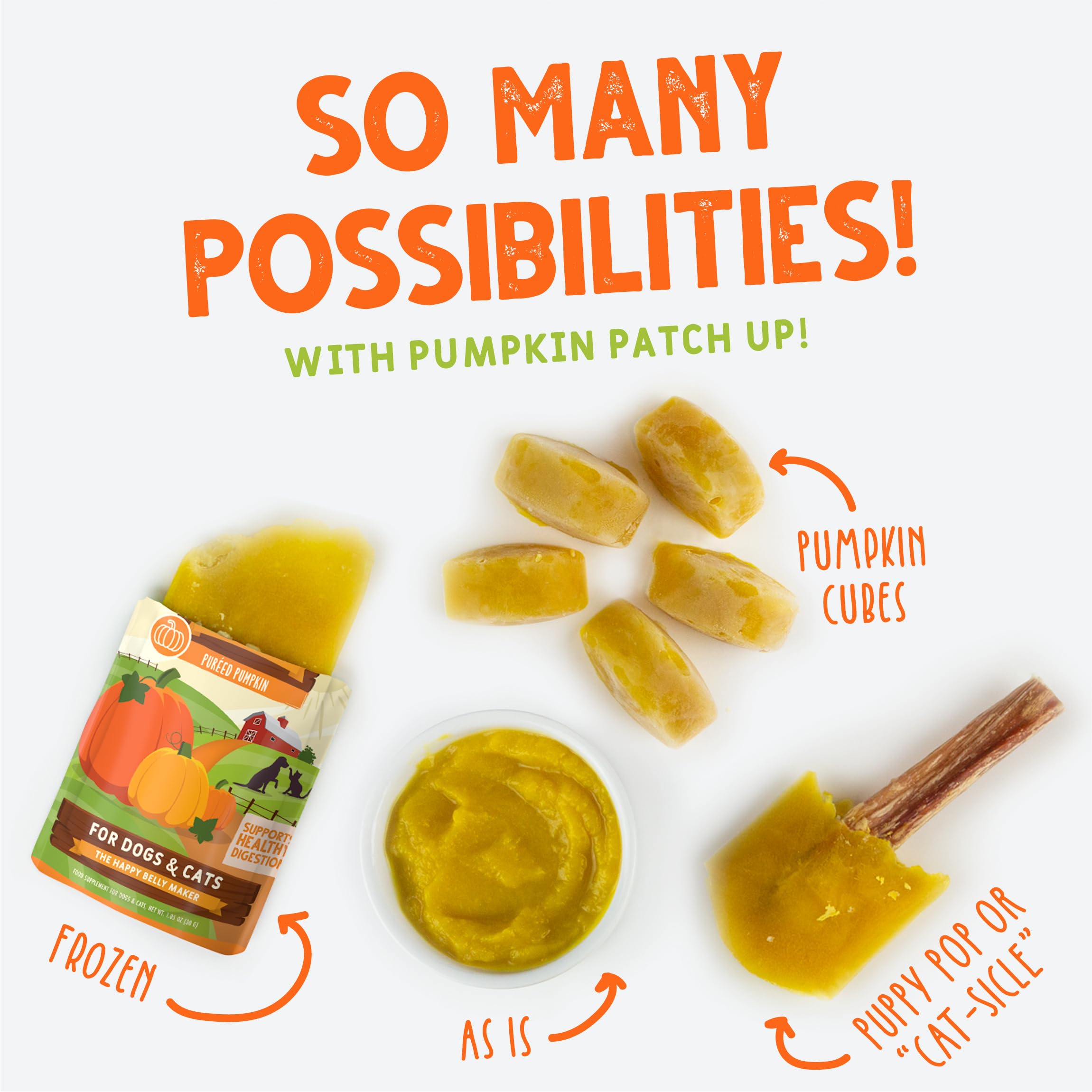 Weruva Pumpkin Patch Up envase libre de BPA para conservación.