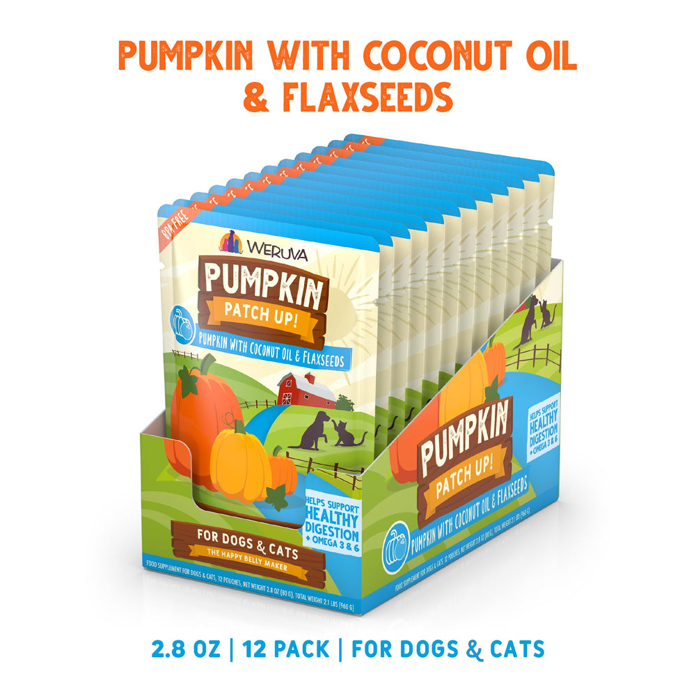 Weruva Pumpkin Patch Up, puré suave para perros y gatos.
