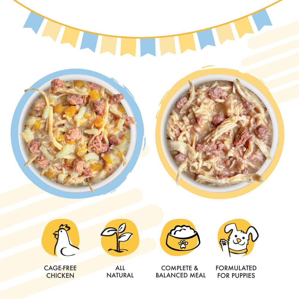 Weruva Puppy Food: etiqueta sin gluten y sin carragenina
