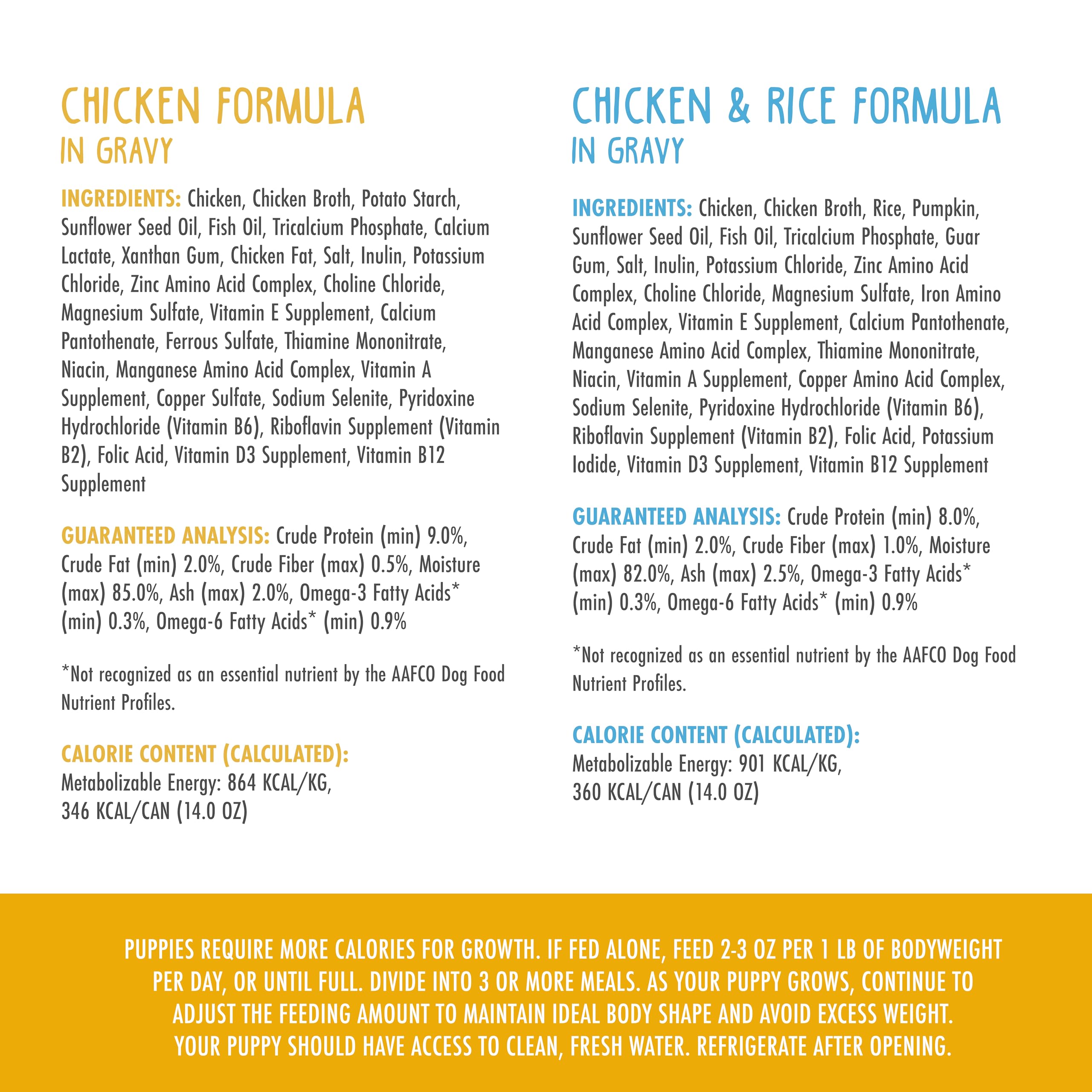 Weruva Puppy Food: receta de pollo blanco sin hueso para cachorros