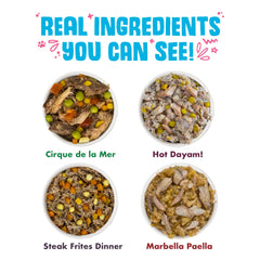 Lata Marbella Paella Weruva, sabor mediterráneo para perros.