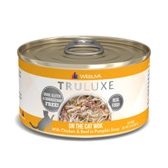 Weruva Truluxe pollo blanco desmenuzado, cena sabrosa para gatos