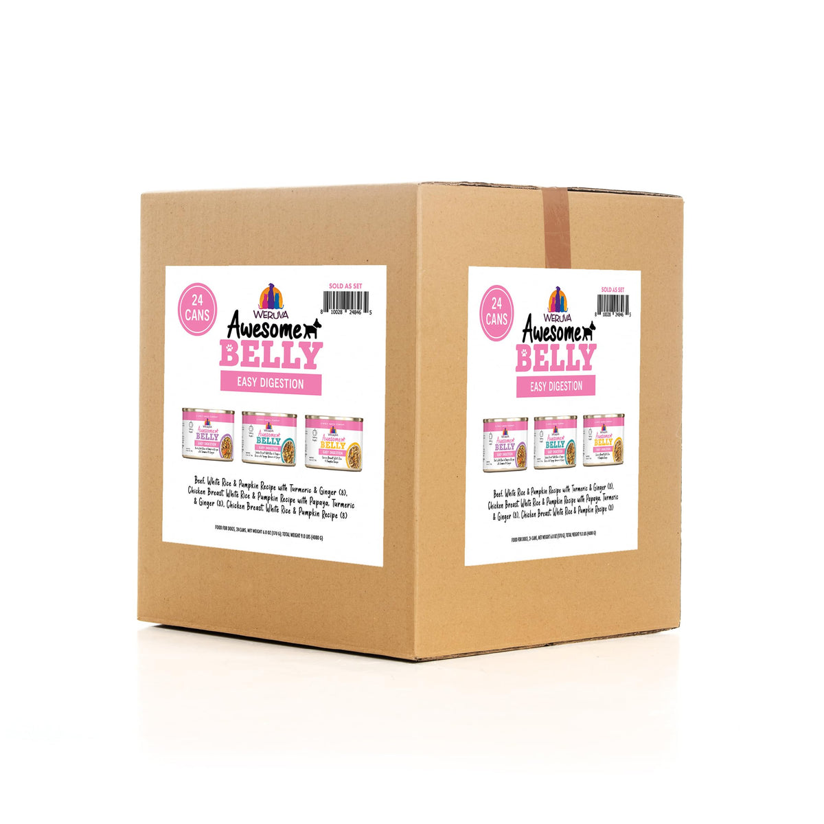 Weruva Vientre Feliz Carne Res Lata de 170 g, proteína de alta calidad para digestión suave.