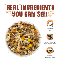 Weruva Wok The Dog calabaza zanahoria batata en salsa, combinación sabrosa para perros