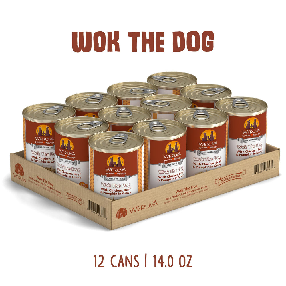 Weruva Wok The Dog carne de res en salsa, sabor sabroso para perros