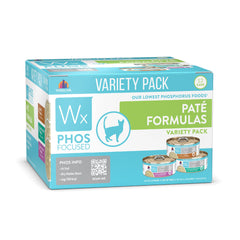 Weruva Wx Phos Focused Pate, conjunto variado de latas, palatabilidad alta