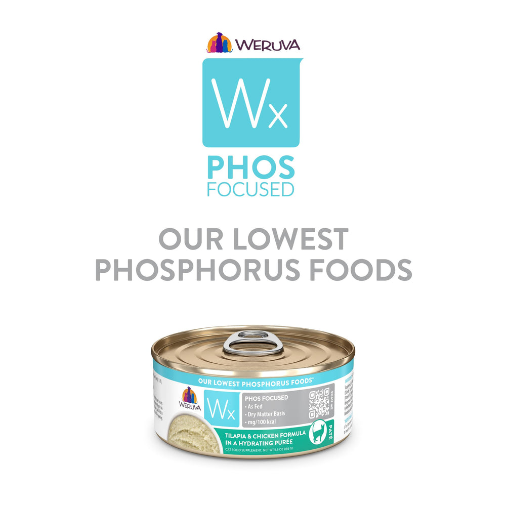 Proteínas biodisponibles en Weruva Wx Phos Focused, digestión más eficiente