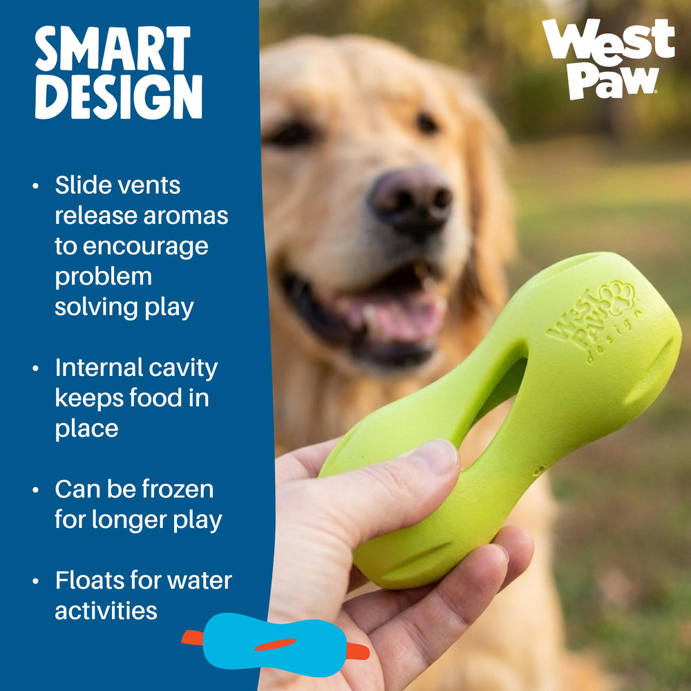 West Paw Qwizl, flotante ideal para juegos en agua y al aire libre