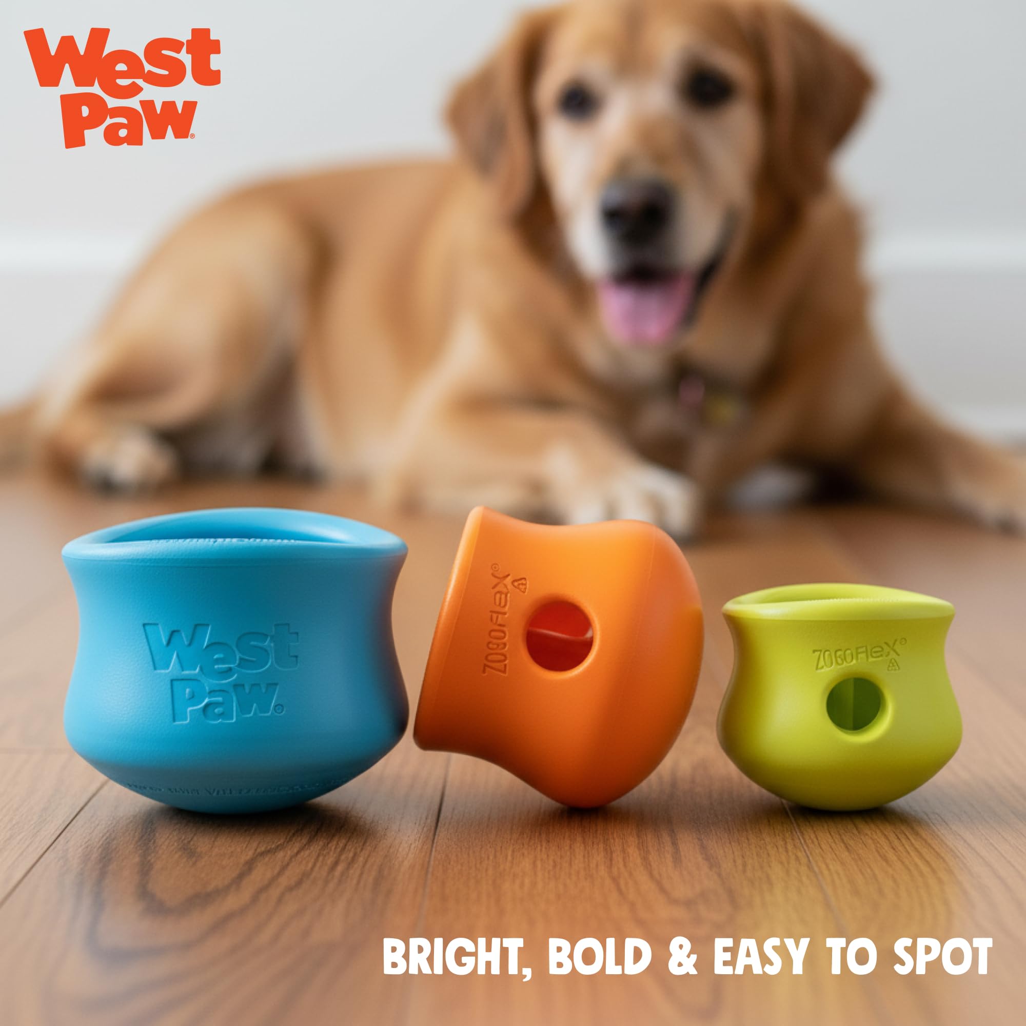 West Paw Toppl, juego congelable para golosinas frías