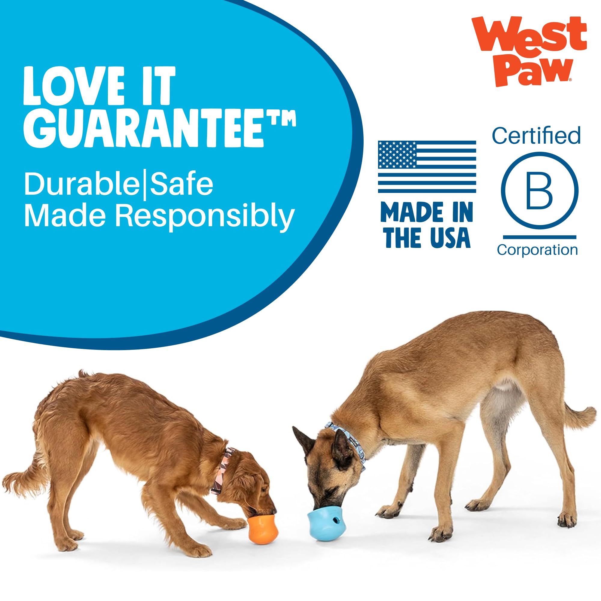 West Paw Toppl, reciclaje y materiales sostenibles