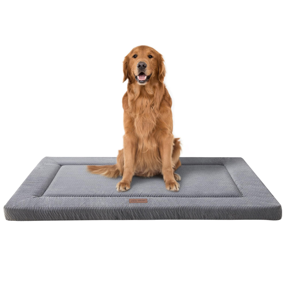 WESTERN HOME Cama para perro grande, superficie ondulada suave para mayor confort.